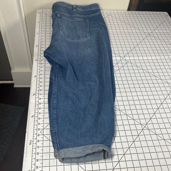 Lane Bryant Distressed Boyfriend Denim Jeans Flex Magic Waistband NWT 28 Plus Sz - Picture 16 of 16